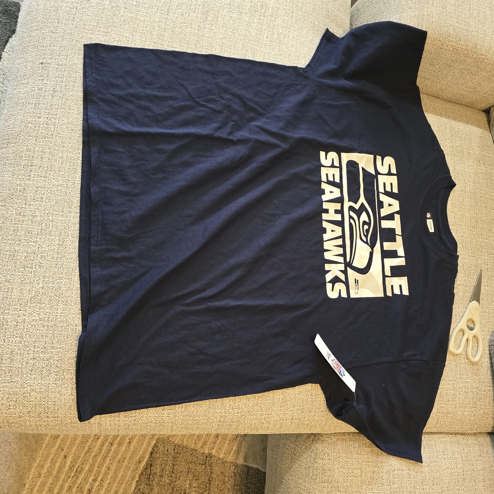 Seattle Seahawks Navy Blue T-Shirt
